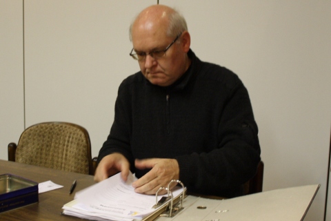 Turnierleiter Eckhard Behnicke